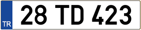Truck License Plate